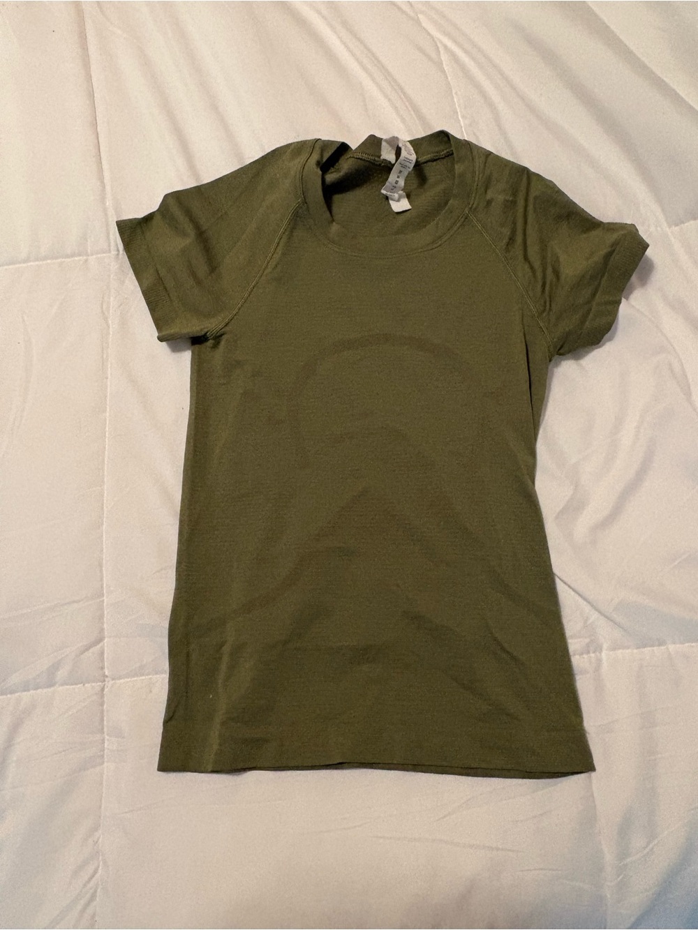 Lululemon Olive Green Short Sleeve swiftly top